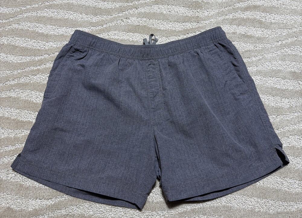 The North Face Shorts Mens L Gray Swim Trunks Mesh Lined Pockets TNF